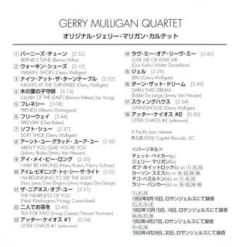 CD Gerry Mulligan Quartet: Gerry Mulligan Quartet