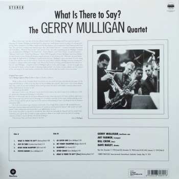 LP Gerry Mulligan Quartet: What Is There To Say? LTD