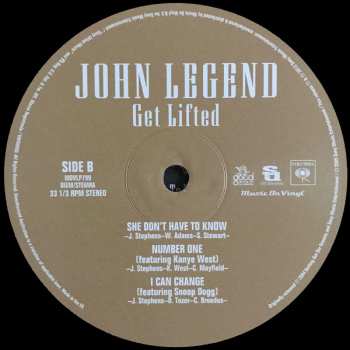 2LP John Legend: Get Lifted