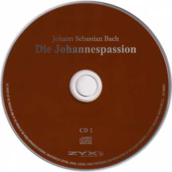 2CD Gewandhausorchester Leipzig: Die Johannespassion (BWV 245)