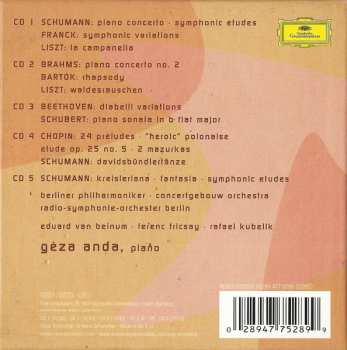 5CD/Dobozkészlet Géza Anda: Troubadour Of The Piano