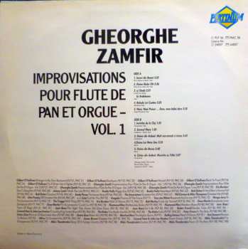 LP Gheorghe Zamfir: Improvisations Pour Flute De Pan Et Orgue - Vol. 1