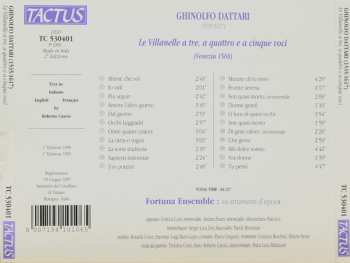 CD Fortuna Ensemble: Le Villanelle A Tre, A Quattro E A Cinque Voci