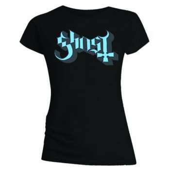 Merch Ghost: Női Póló Blue/grey Keyline Logo Ghost 