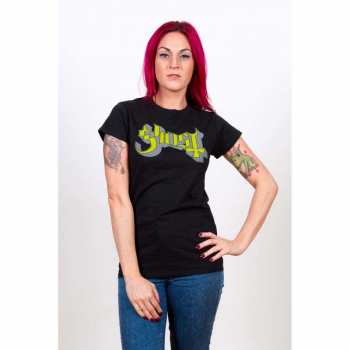 Merch Ghost: Női Póló Green/grey Keyline Logo Ghost 