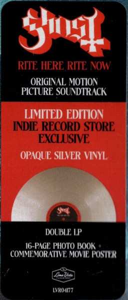 2LP Ghost: Rite Here Rite Now (Original Motion Picture Soundtrack) CLR | LTD