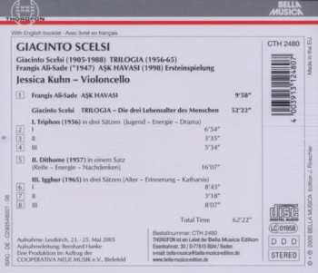 CD Giacinto Scelsi: Trilogia - Aşk Havası