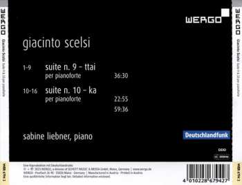 CD Giacinto Scelsi: Suite 9 & 10 Per Pianoforte
