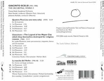 CD Johannes Kalitzke: The Orchestral Works 2: La Nascita Del Verbo, Quattro Pezzi (Su Una Nota Sola), Uaxuctum