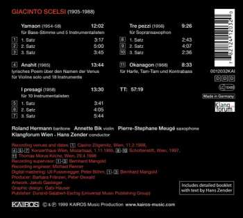 CD Klangforum Wien: Yamaon / Anahit / I Presagi / Tre Pezzi / Okanagon