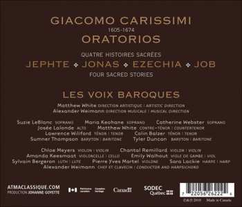 CD Giacomo Carissimi: Oratorios Jonas - Jephte - Ezechia - Job