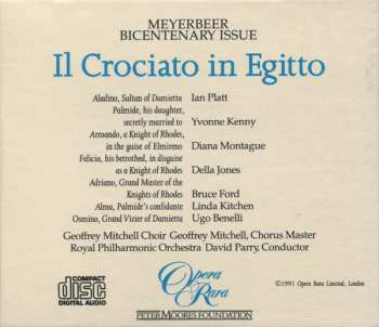 4CD/Dobozkészlet The Royal Philharmonic Orchestra: Il Crociato In Egitto