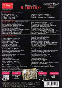 2DVD Giacomo Puccini: Il Trittico Il Tabarro, Suor Angelica, Gianni Schicchi