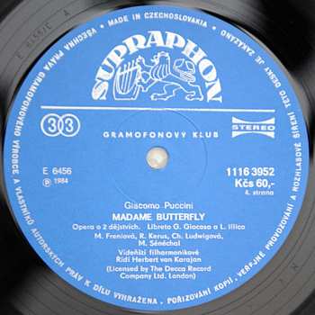 3LP/Dobozkészlet Giacomo Puccini: Madame Butterfly