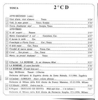 2CD Giacomo Puccini: Tosca, Torino 1960