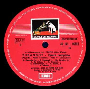 3LP/Dobozkészlet Giacomo Puccini: Turandot