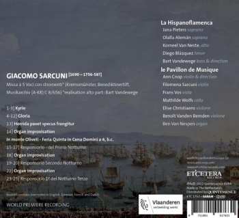 CD Giacomo Sarcuni: Missa À 5 Voci Con Stromenti
