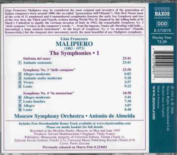 CD Antonio De Almeida: Symphonies Nos. 3 And 4, Sinfonia Del Mare 