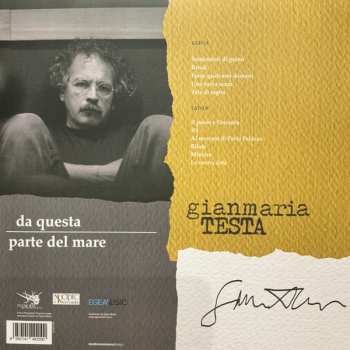 LP Gianmaria Testa: Da Questa Parte Del Mare CLR