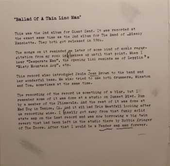 CD Giant Sand: Ballad Of A Thin Line Man