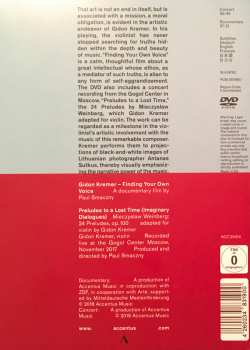 DVD Mieczysław Weinberg: Finding Your Own Voice / Preludes To A Lost Time