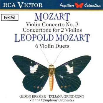 Album Wolfgang Amadeus Mozart: Violin Concerto No.3 / Concertone For 2 Violins / 6 Violin Duets