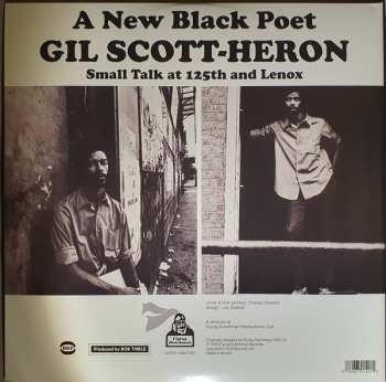 LP Gil Scott-Heron: Small Talk At 125th And Lenox