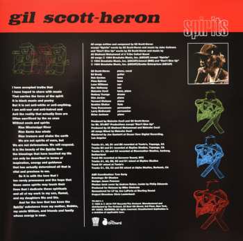 2LP Gil Scott-Heron: Spirits CLR