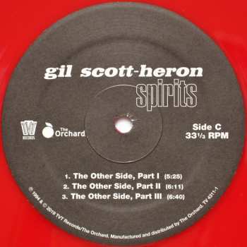 2LP Gil Scott-Heron: Spirits CLR