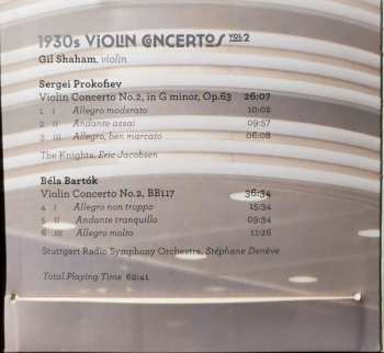 CD Sergei Prokofiev: 1930s Violin Concertos Vol 2