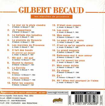 CD Gilbert Bécaud: Les Marchés De Provence