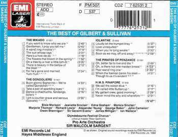 CD Sir Malcolm Sargent: The Best Of Gilbert & Sullivan: Songs And Choruses From The Mikado / The Gondoliers / The Pirates Of Penzance / HMS Pinafore / Iolanthe