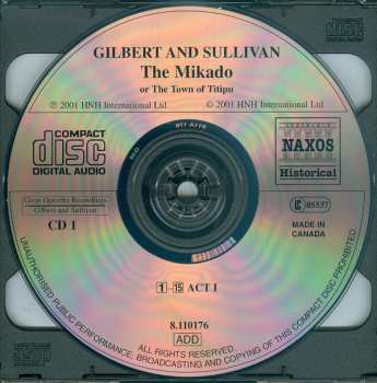 2CD Gilbert & Sullivan: The Mikado