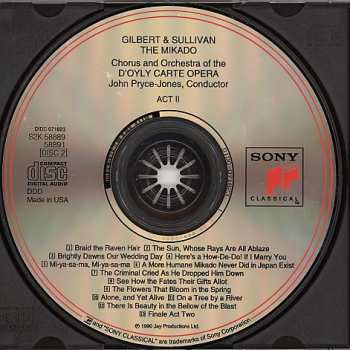 2CD/Dobozkészlet Gilbert & Sullivan: The Mikado