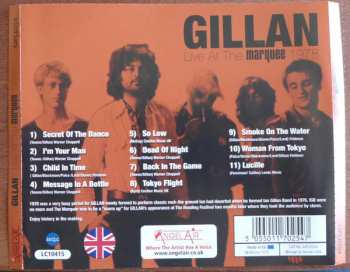 CD Gillan: Live At The Marquee 1978