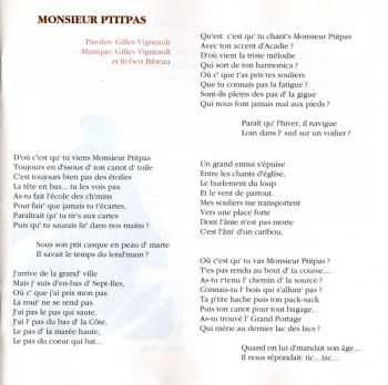 CD Gilles Vigneault: Le Chant Du Portageur