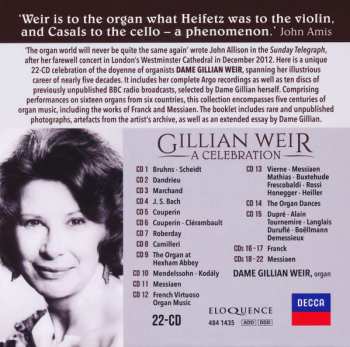 22CD/Dobozkészlet Gillian Weir: A Celebration 