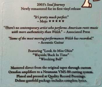 LP Gillian Welch: Soul Journey