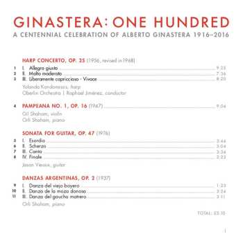CD Gil Shaham: Ginastera: One Hundred