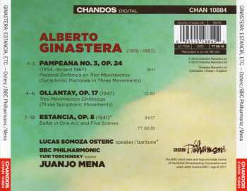 CD BBC Philharmonic: Orchestral Works 1 – Estancia • Ollanty • Pampeana No. 3