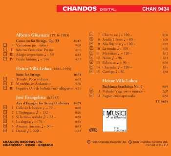 CD Heitor Villa-Lobos: Concerto For Strings Op. 33 / Suite For Strings; Bachianas Brasileiras No.9 / Airs D'Espagne