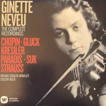 4CD/Dobozkészlet Ginette Neveu: The Complete Recordings