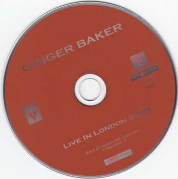 CD/DVD Ginger Baker: Live In London 2009