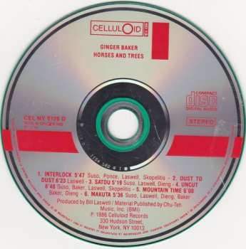 CD Ginger Baker: Horses And Trees