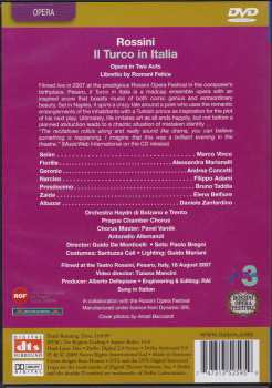 DVD Gioacchino Rossini: Il Turco in Italia