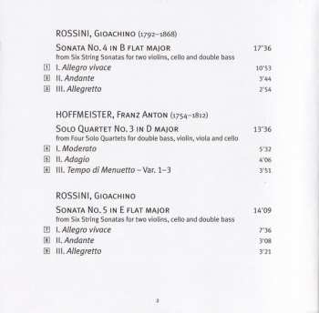 SACD Gioacchino Rossini: String Sonatas Nos 4 – 6 / Solo Quartets Nos 3 & 4