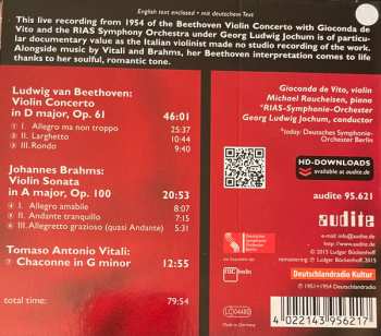 CD Ludwig van Beethoven: Violin Concerto Op.61 / Violin Sonata Op.100 / Chaconne