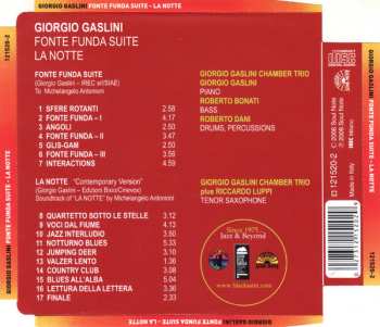 CD Giorgio Gaslini: Fonte Funda Suite - La Notte