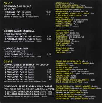 2CD Giorgio Gaslini: L'Integrale (Antologia Cronologica) CD N°7 (1973), CD N°8 (1973-74)