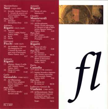 CD Claudio Monteverdi: Messe Venitienne De 1640 / A 1640 Venetian Mass